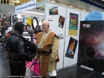 Ein Jedi und ein Imperialer am Stand von Star Trek...
